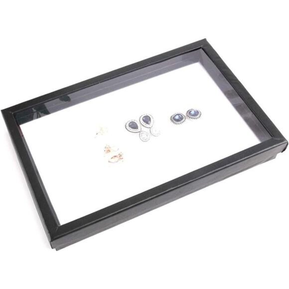 Jewelry Rings Display Tray – Velvet 100 Slot Storage Box - Picture 7 of 7